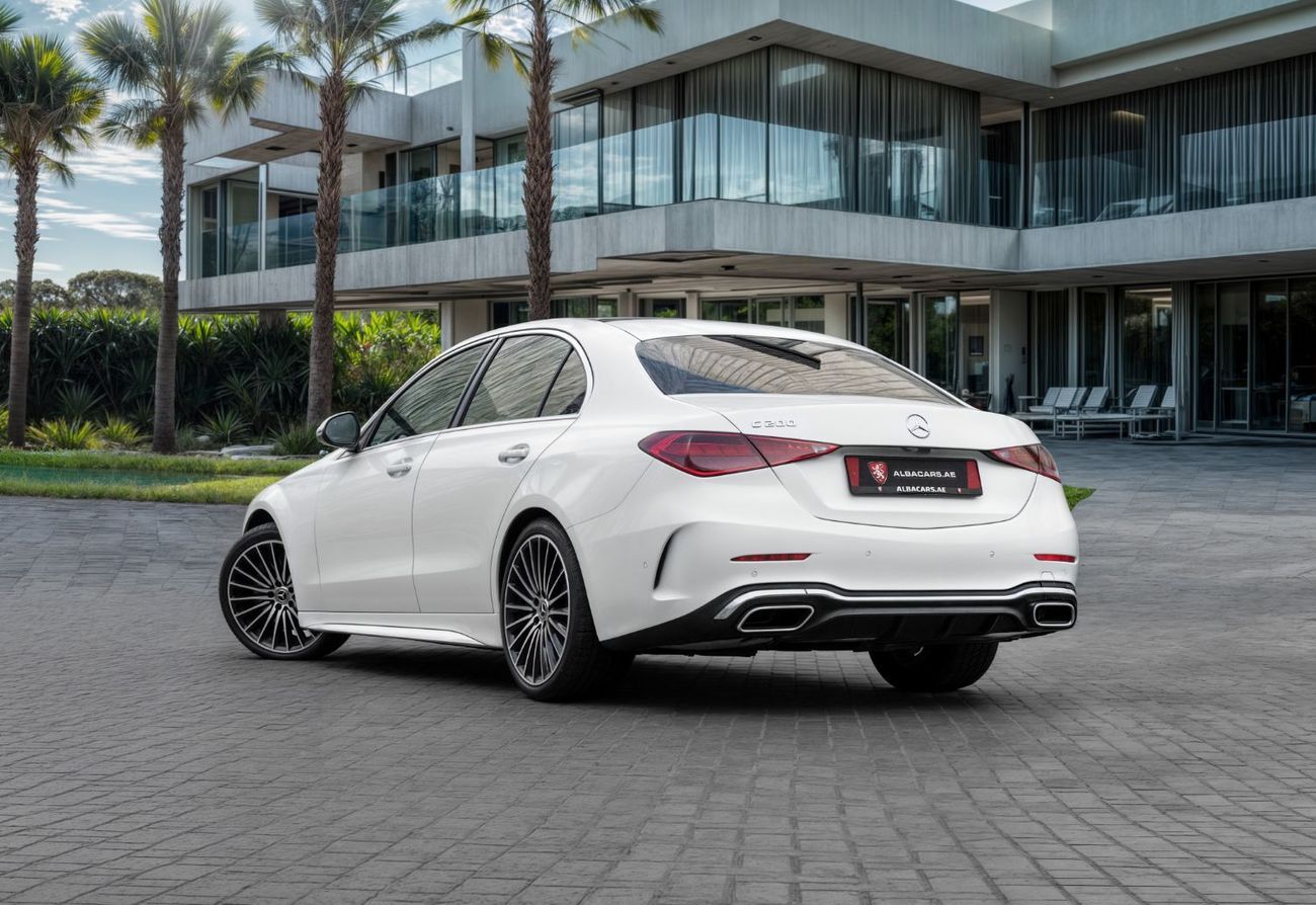 مرسيدس بنز C 200 AMG | 3,525 P.M | 0% Downpayment | Agency Warranty!