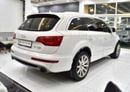 Audi Q7 EXCELLENT DEAL for our Audi Q7 S-Line 40TFSi Quattro ( 2015 Model ) in White Color GCC Specs