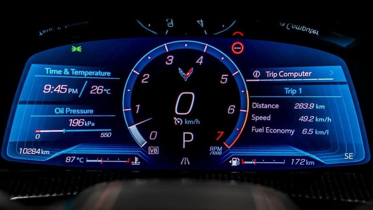 شيفروليه كورفت 2023 Chevrolet Corvette 2LT, 2026 Chevrolet Warranty, Full Service History, Low KMs, GCC