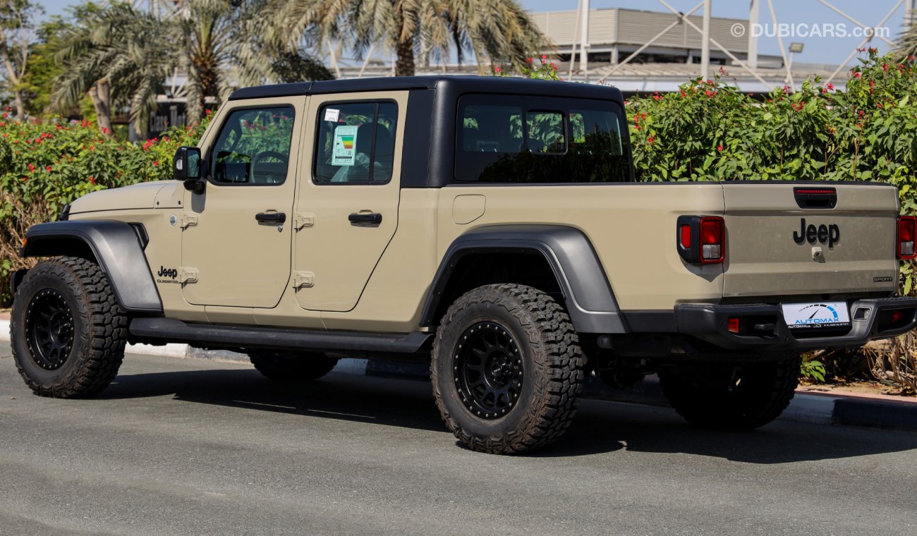 Jeep Gladiator 2020  Sport 4X4, 3.6L V6 GCC, 0km , W/ 5 Yrs or 100K km Warranty @ Trading Enterprises