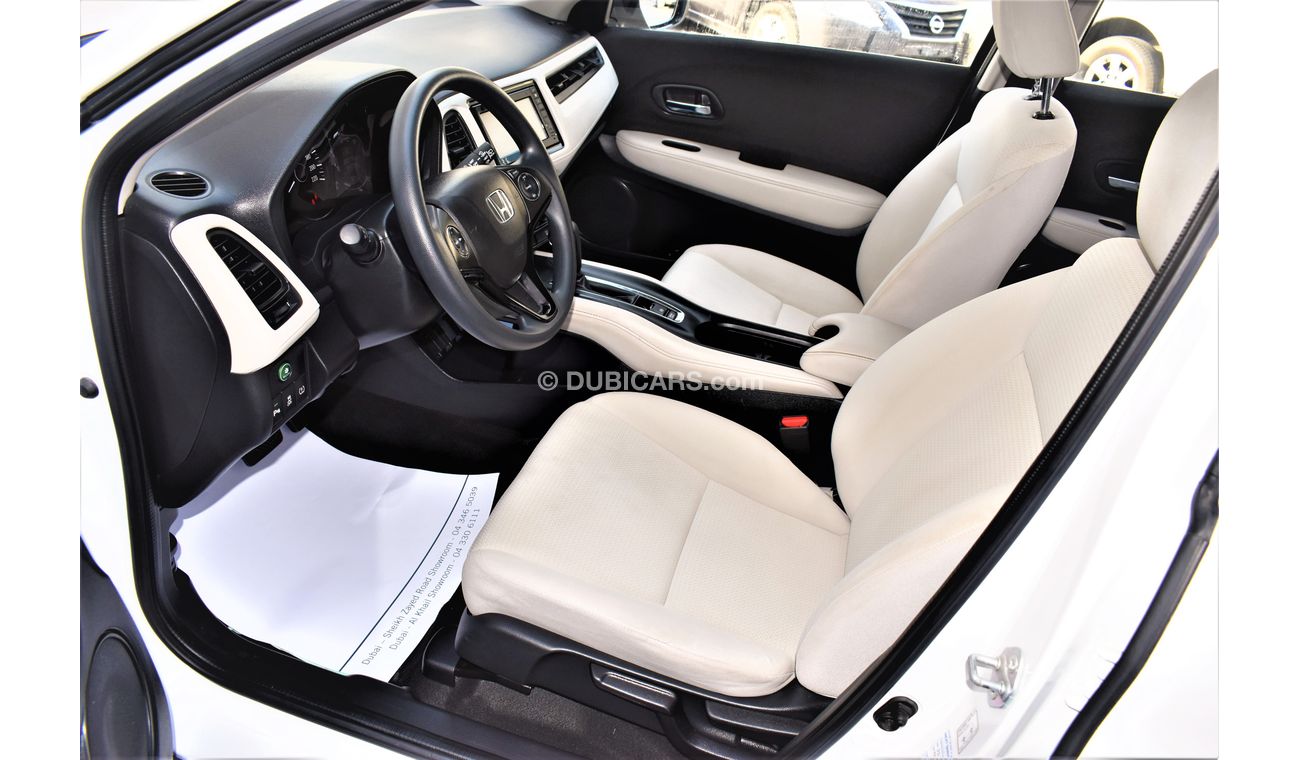 Honda HRV AED 1370 PM | 1.8L LX GCC DEALER WARRANTY