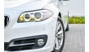BMW 520i i - Full Agency Service History - AED 1,645 Per Month - 0% DP