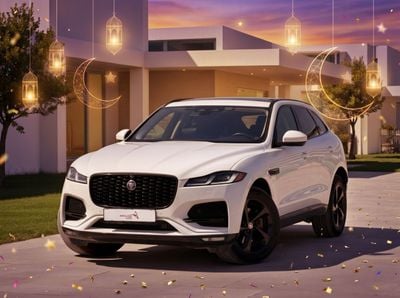 Jaguar F-PACE !! EID SALE !! 1 YEAR FREE WARRANTY !!  AED 1,650 P.M | 0% DOWN PAYMENT | JAGUAR F-PACE R-SPORT PRES