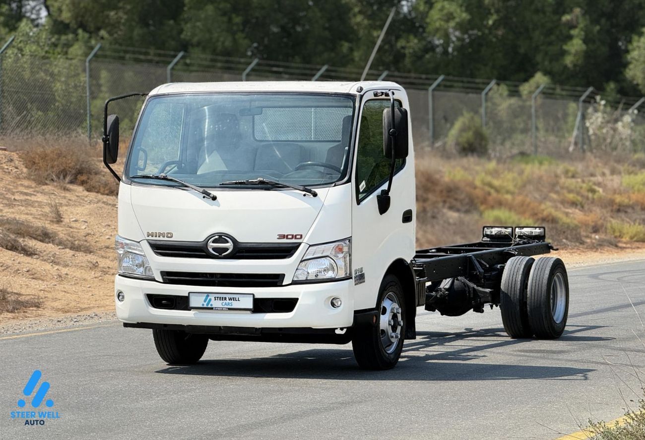 Hino 300 Truck, 4.0L RWD Bare Chassis—Diesel—Good Performance—Book now!