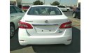 Nissan Sentra 2015 WHITE GCC NO PAIN NO ACCIDENT PERFECT