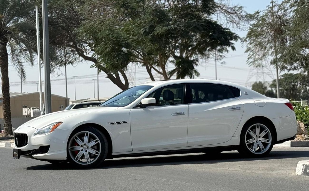 Maserati Quattroporte S 3.0L (350 HP) RAMADAN OFFER MASERATI QUATTROPORTE S 2015 GCC CARBON F  FULL OPTIONS IN LOW MILEAGE