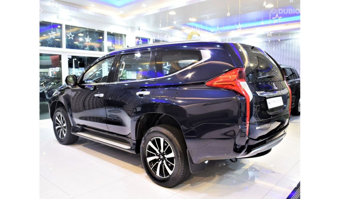 Mitsubishi Montero ORIGINAL PAINT!! ( صبغ وكاله ) AMAZING Mitsubishi Montero Sport 2016 Model!! in Dark Blue Color! GCC