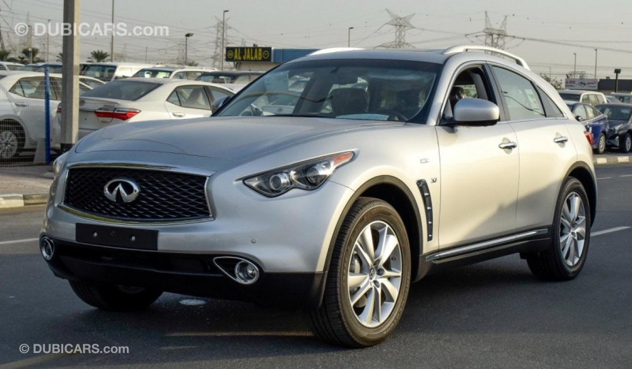 Infiniti QX70 Excellence 3.7L - V6 - with Warranty from Agency - GCC Specs - Zero KM-Price Including VAT