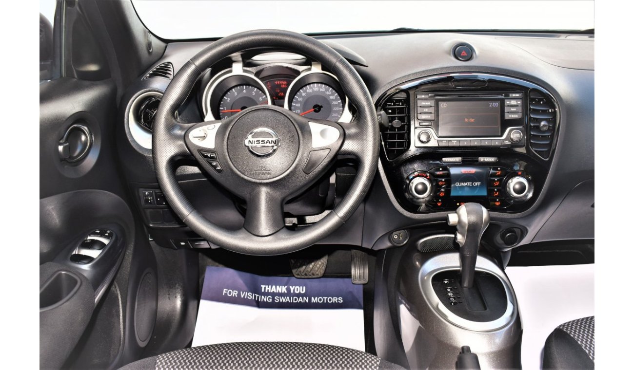 Nissan Juke AED 939 PM | 1.6L SV GCC DEALER WARRANTY