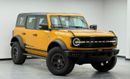 Ford Bronco Wildtrak 2.7L (5 Seater) 2022 Ford Bronco Wildtrak, 2028 Warranty + Service Pack, Full Ford Service