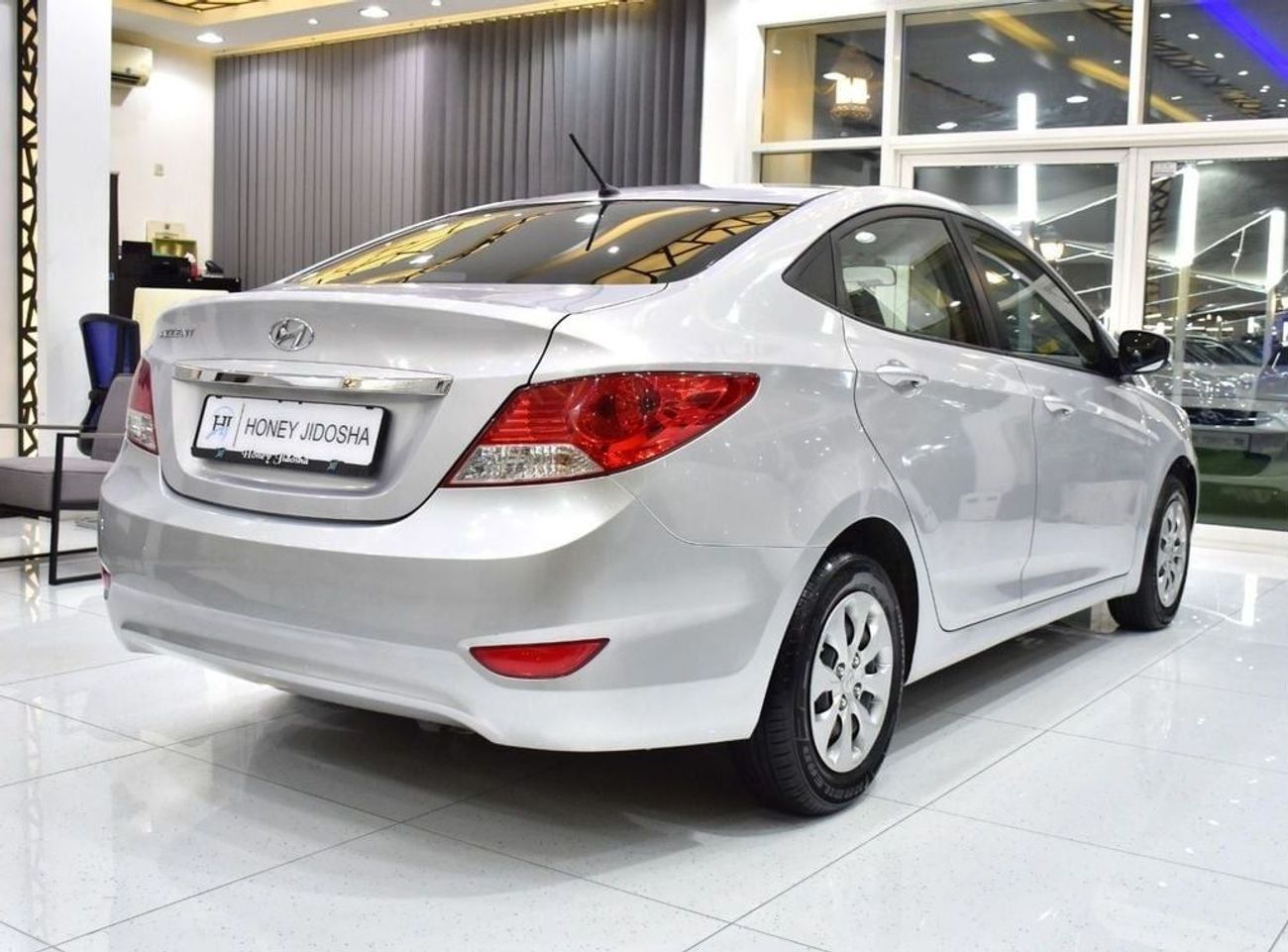 Hyundai Accent EXCELLENT DEAL for our Hyundai Accent 1.6L ( 2017 Model ) in Silver Color GCC Specs