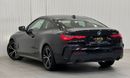 بي أم دبليو 420i 2023 BMW 420i M-Sport, August 2028 BMW Warranty + Service Pack, Delivery Kms, GCC
