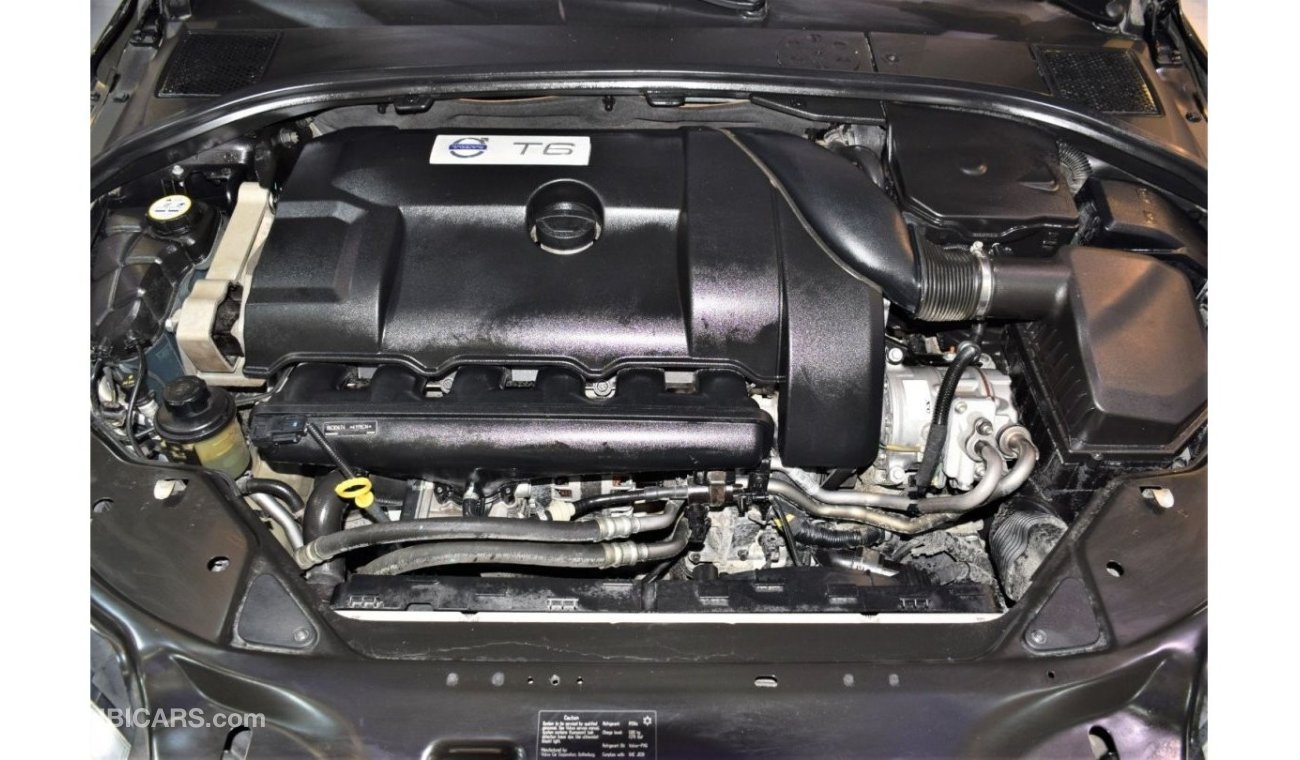Volvo S80 AED 1,116 Per Month / 0% D.P | Volvo S80 T6 AWD 2015 Model!! in Black Color! GCC Specs