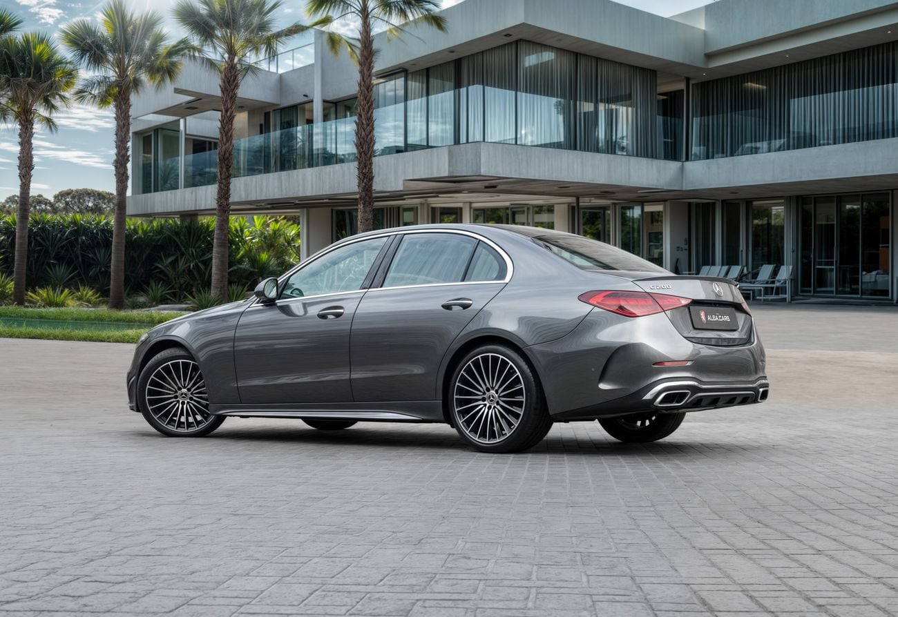 Mercedes Benz C200 C 200 C200 AMG | 3,623 P.M | 0% Downpayment | GARGASH WARRANTY