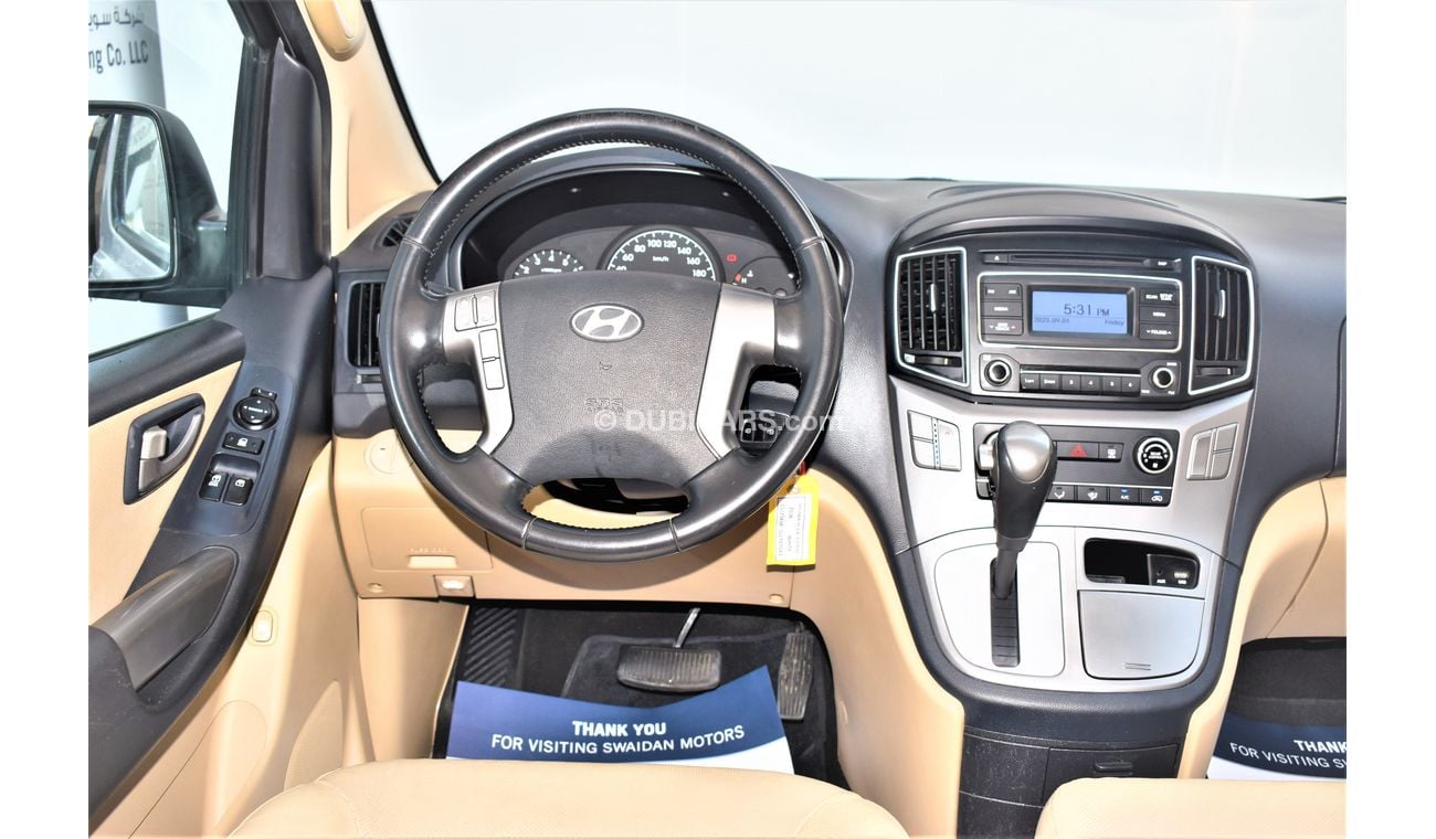 Hyundai H-1 AED 799 PM | 2.4L 9-STR VAN GCC DEALER WARRANTY