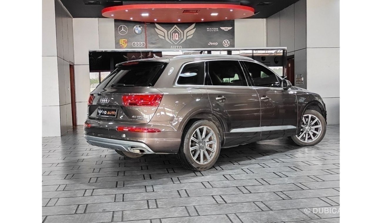 Audi Q7 AED 1,800 P.M | 2016 AUDI Q7 45 TFSI QUATTRO 3.0 L | 7 SEATS | GCC | UNDER WARRANTY