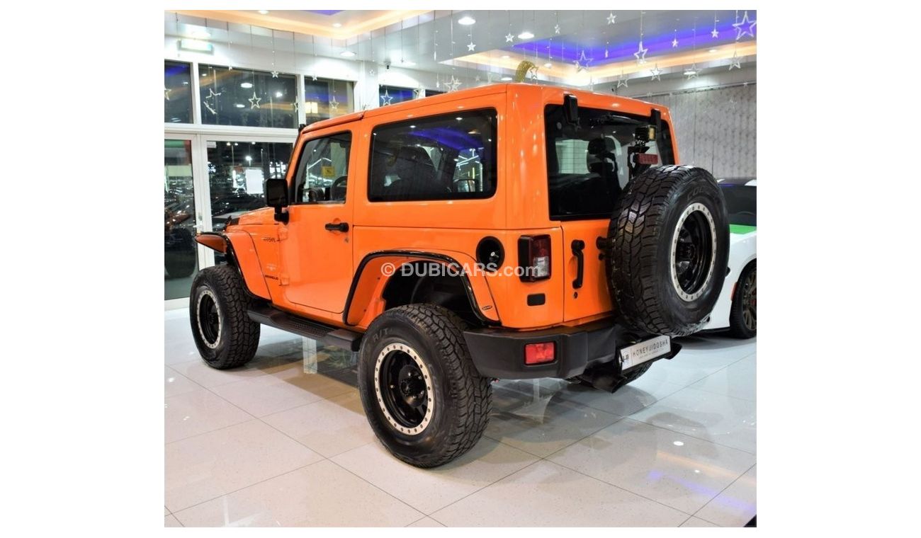 Jeep Wrangler EXCELLENT DEAL for our Jeep Wrangler SAHARA 2013 Model!! in Orange Color! GCC Specs