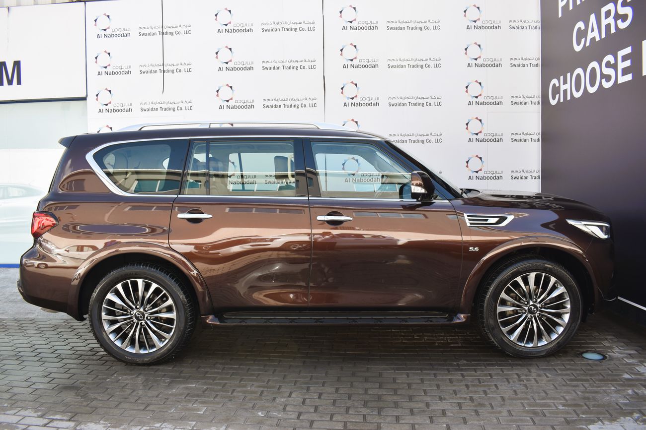 إنفينيتي QX80 AED 2399 PM | 5.6L LUXURY V8 4WD GCC DEALER WARRANTY
