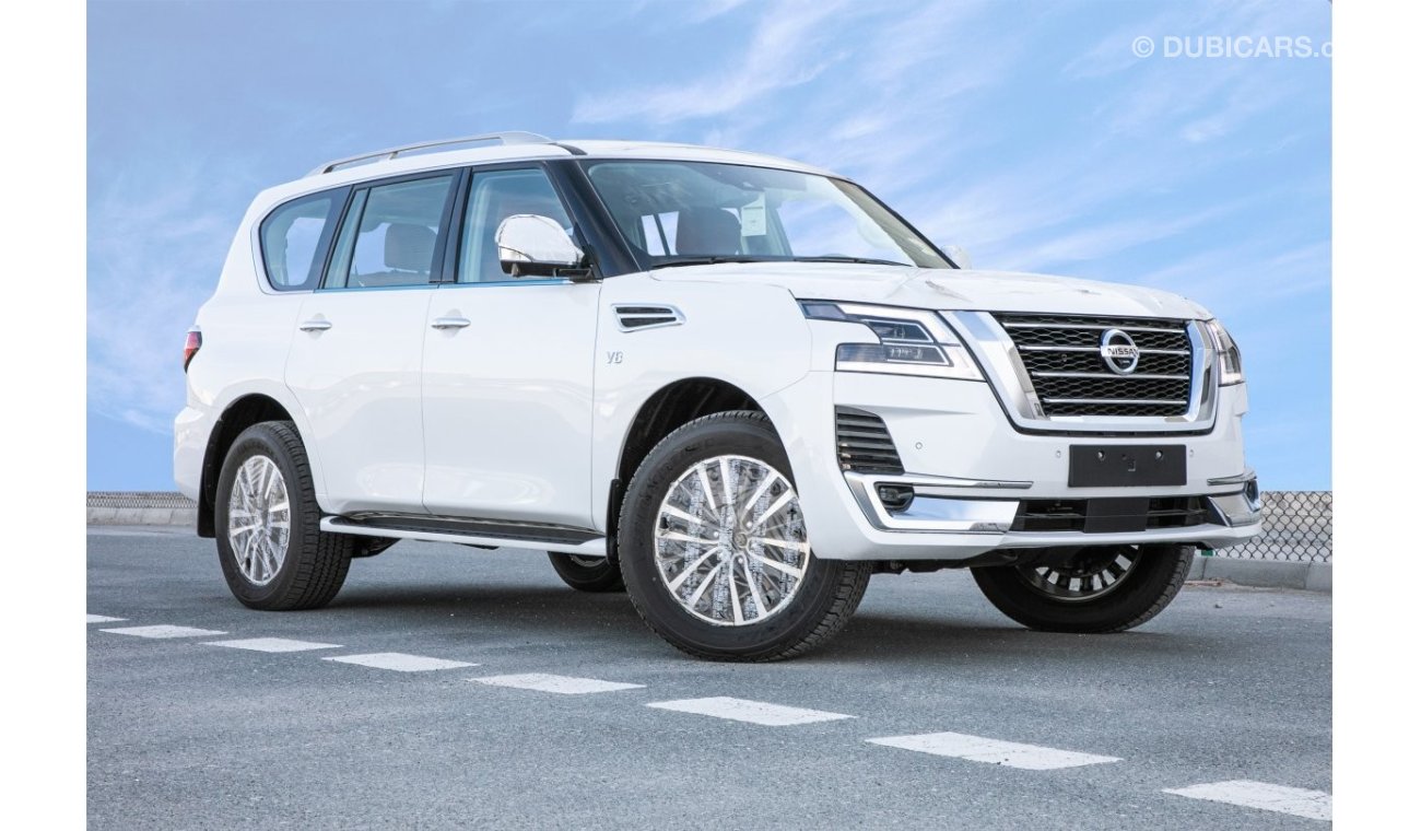 نيسان باترول Platinum City 2021 Model Full Option with 5 Camera , Quilt Seats and 2 Power Seats