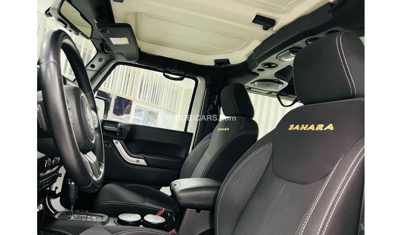 Jeep Wrangler Sahara GCC .. Original Paint .. Perfect Condition .. V6