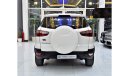 فورد ايكو سبورت EXCELLENT DEAL for our Ford EcoSport ( 2017 Model ) in White Color GCC Specs