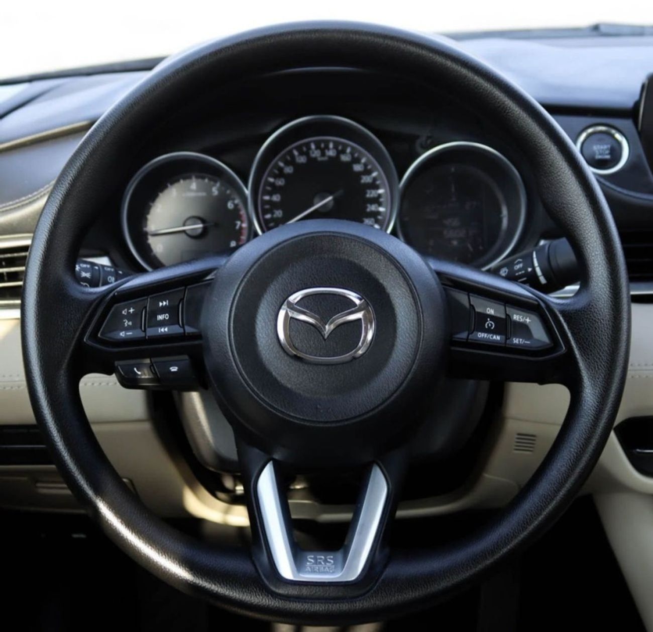 مازدا 6 2.5L S Mazda 6  2023 2.5 L GCC accident-free, in excellent condition  1354 P.M