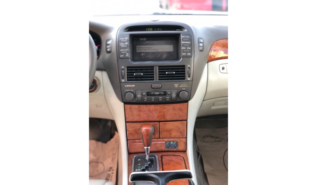 لكزس LS 430 موديل 2003 وارد نص الترا كراسي جلد ومثبت سرعه وتحكم كهربي كامل ونظام صوت ممتاز