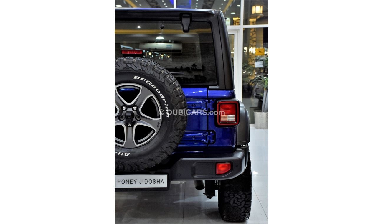 Jeep Wrangler EXCELLENT DEAL for our Jeep Wrangler Unlimited Sport ( 2018 Model ) in Blue Color GCC Specs