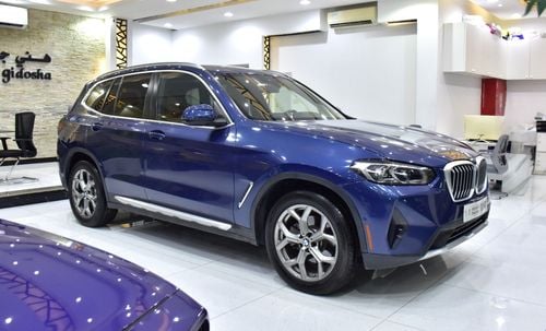 BMW X3 XDRIVE 30i EXCLUSIVE EXCELLENT DEAL for our BMW X3 sDrive30i ( 2024 Model ) in Blue Color American Specs