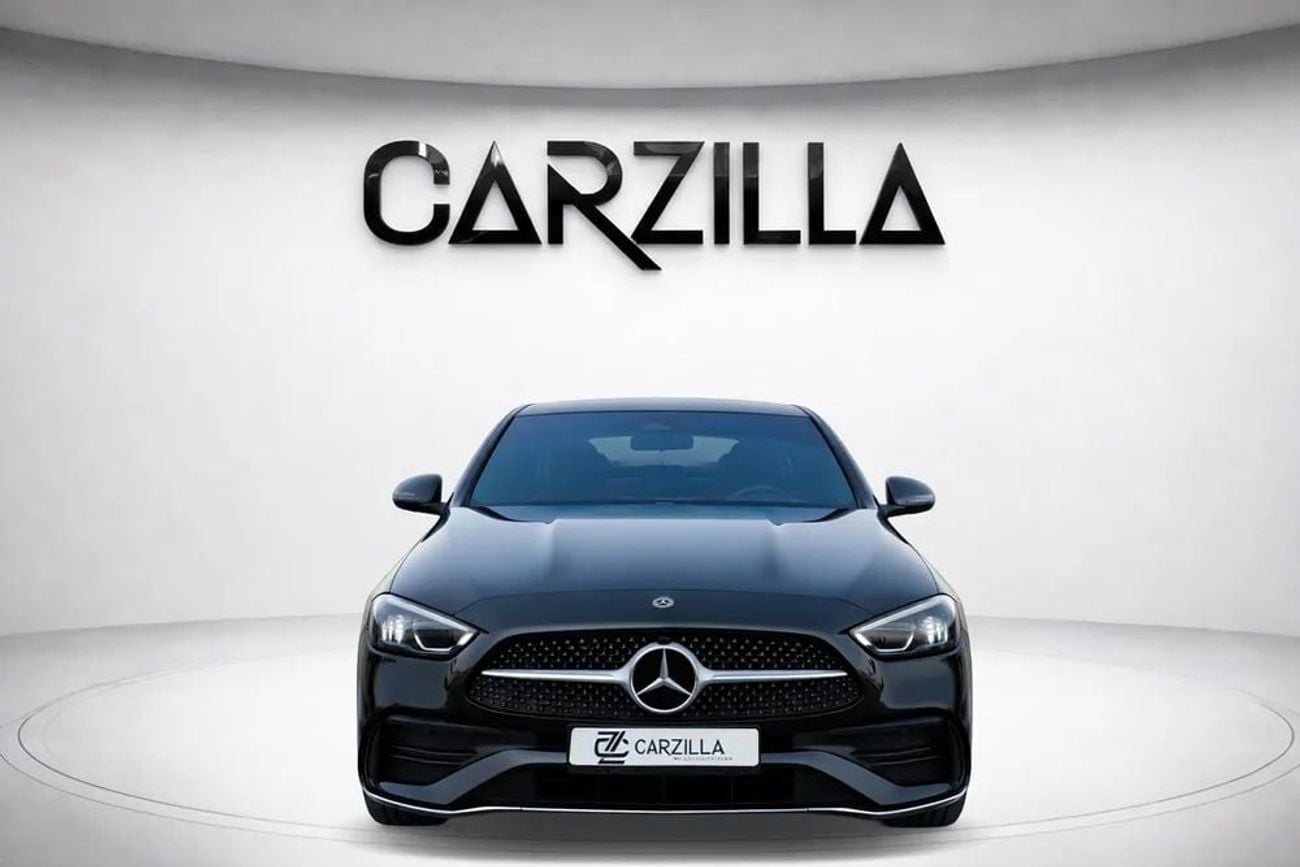 Mercedes Benz C200 Premium 2.0L AED 2,908 P.M l 0% Down Payment l Premium AMG Line l Gargash Warranty t