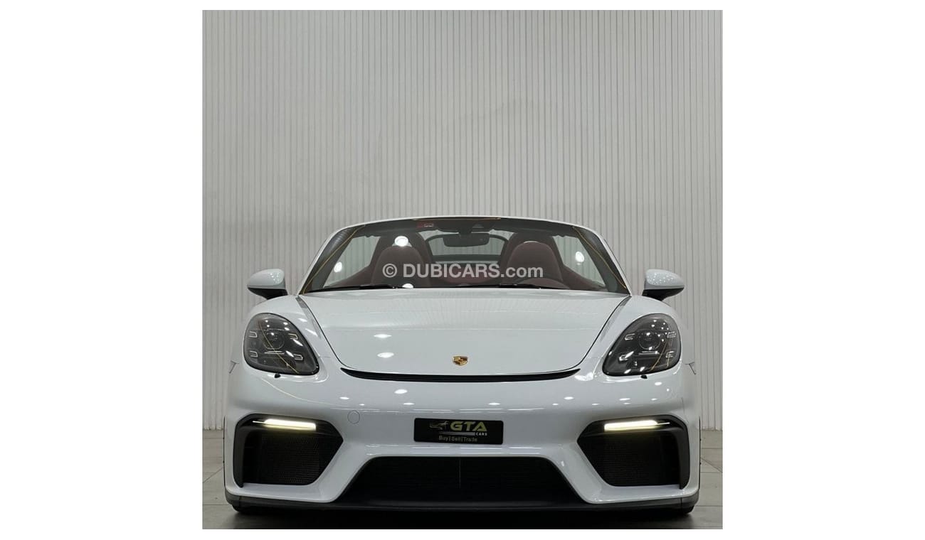 Porsche 718 Spyder 2020 Porsche 718 Spyder Manual, Feb 2026 Porsche Warranty, Full Porsche Service History, GCC