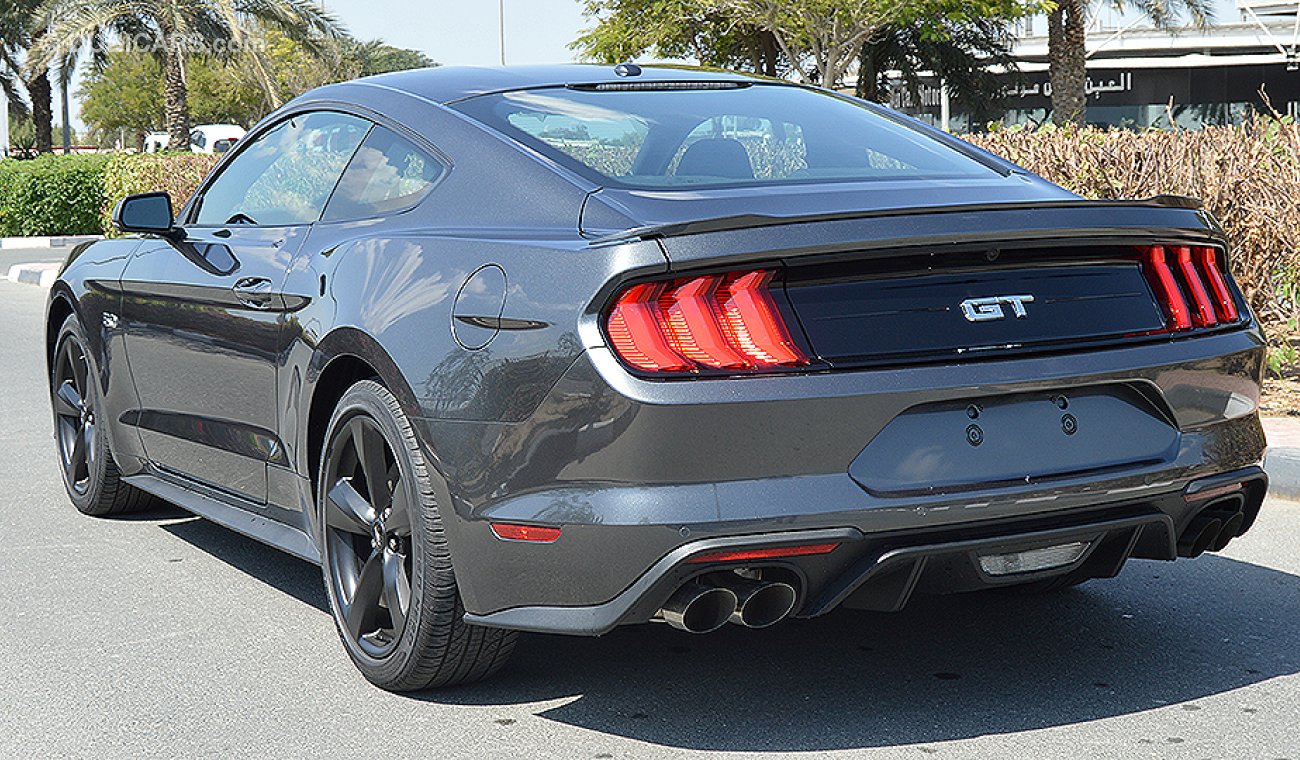 Ford Mustang 2019 GT Premium, 5.0 V8 GCC, 0km w/3Yrs or 100K km WTY + 60K km SERV # Digital Cluster, Carbon Fiber