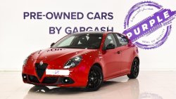 Alfa Romeo Giulietta AED 1699 PM | LEASING | NO BANK APPROVALS | WARRANTY | SERVICE