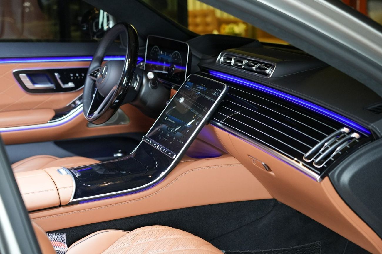 مرسيدس بنز S 500 Mercedes-Benz S 500 | 2023 GCC 4200km | 5 Years Warranty | AMG | Panoramic