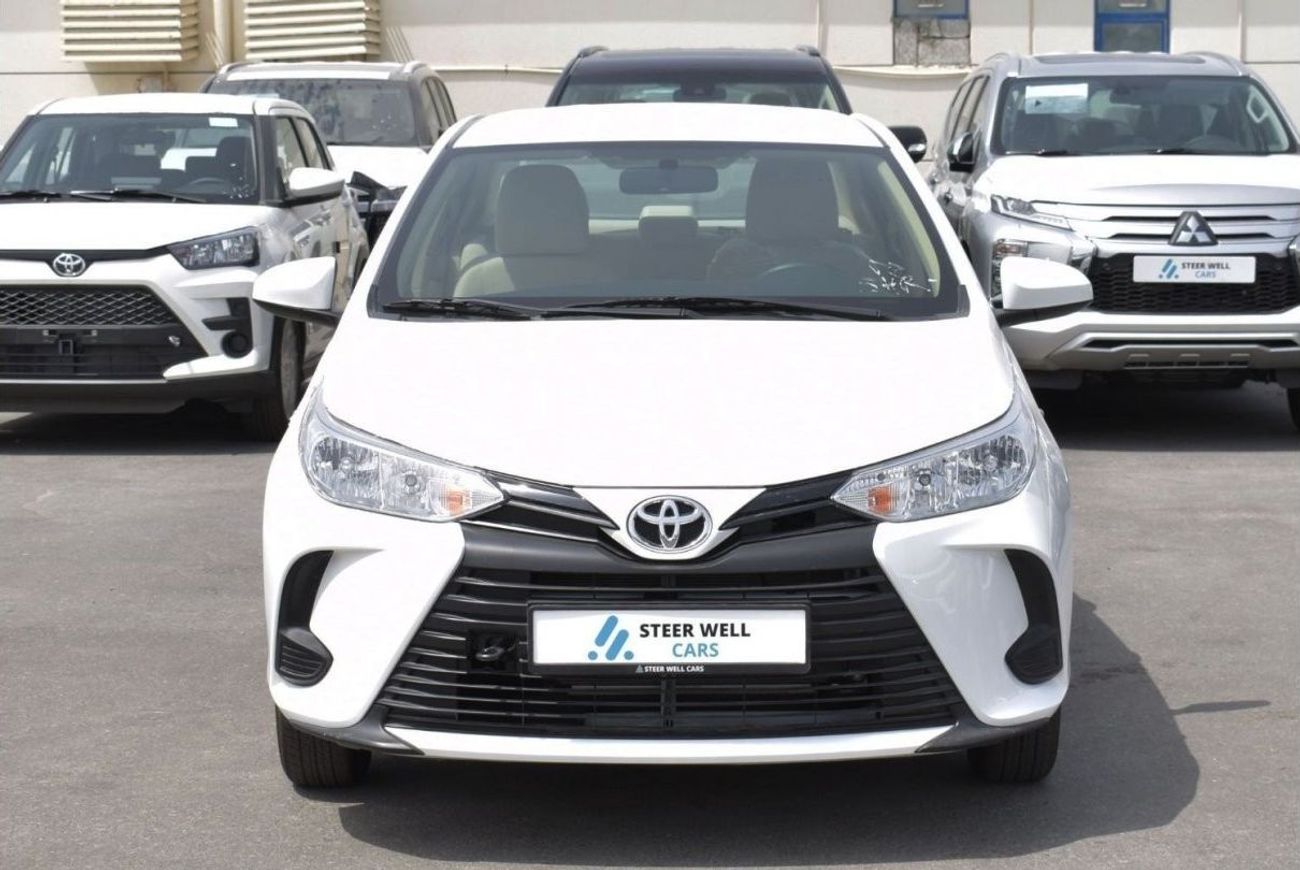 Toyota Yaris E S/D 1.5 E PETROL A/T FABRIC SEATS SEDAN WITH GCC SPECS EXPORT ONLY