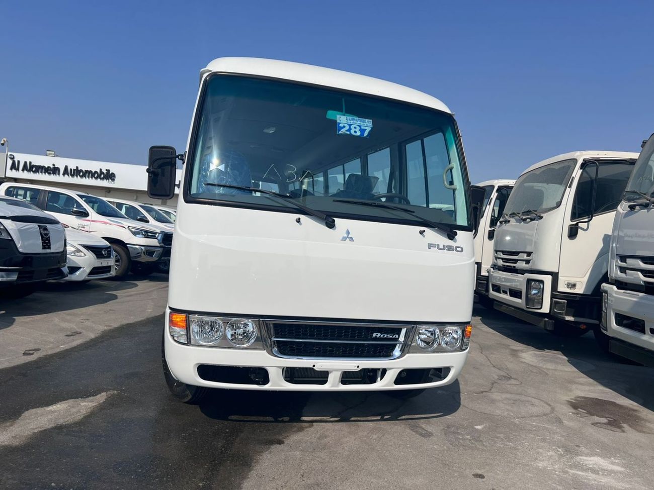 ميتسوبيشي روزا MITSUBISHI ROSA BUS 30 SEATS , COLOR WHITE , MODEL 2025 , Hydraulic Door (GCC specs)