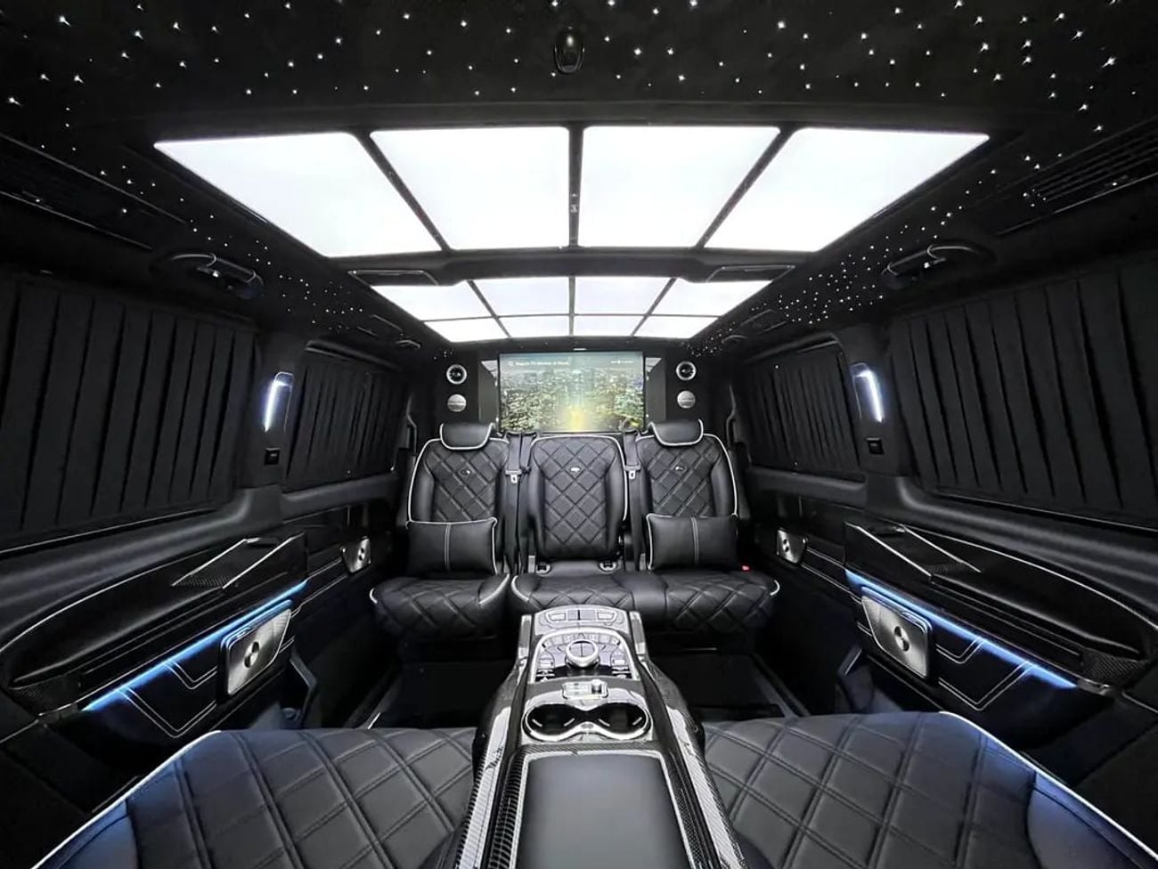 مرسيدس بنز V 300 NEW ARRIVAL 2026 MODEL VIP MERCEDES GCC V300 with ADDITIONAL REAR AC - 2 Years Warranty by VLINE