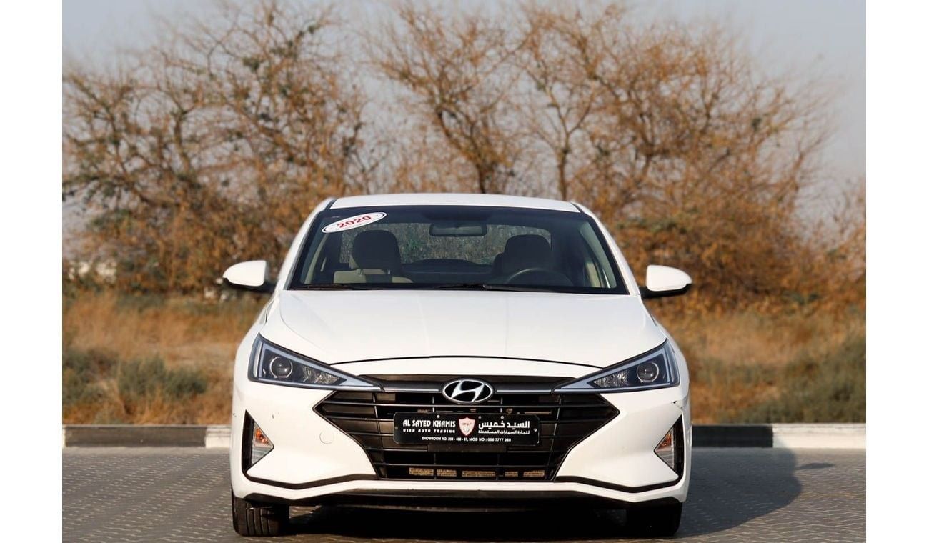 هيونداي إلانترا GL 1.6L Hyundai Elantra 1.6L 2020 GCC accident-free in excellent condition 812 P.M