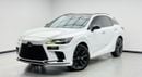 Lexus RX 500h F Sport Performance 2.4L 2023 Lexus RX 500h, Lexus Warranty+Full Service History, GCC