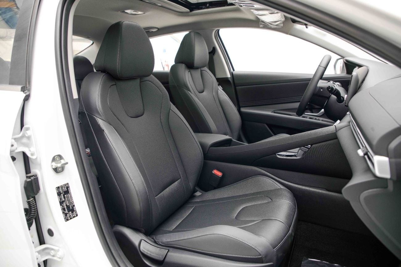 Hyundai Elantra GLX 1.5L - White Inside Black | Export Only