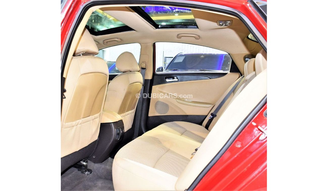 هيونداي سوناتا 2014 Model!! in Red Color! GCC Specs