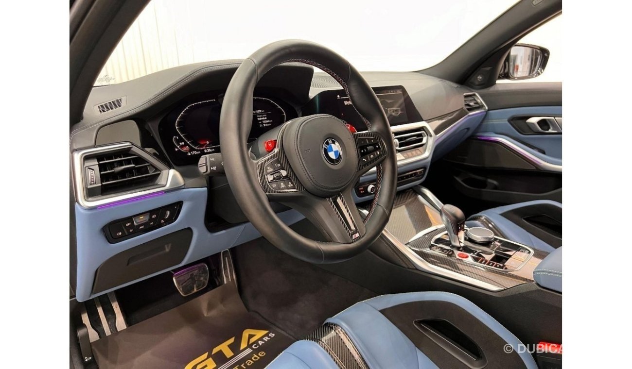 بي أم دبليو M3 2021 BMW M3 Competition, August 2025 BMW Warranty, August 2026 BMW Service Pack, Low Kms, GCC