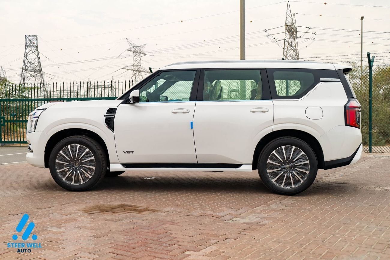 Nissan Patrol LE PLATINUM CITY 2026 | GCC | 3.5L T-T V6 | AWD | 9AT | Tan Interior | Height Control | Export Only