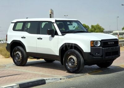 تويوتا برادو TOYOTA PRADO PETROL 2.4T - URBAN - E - FULLY BASIC - 2025 MODEL - WHITE INSIDE BLACK - OMANI