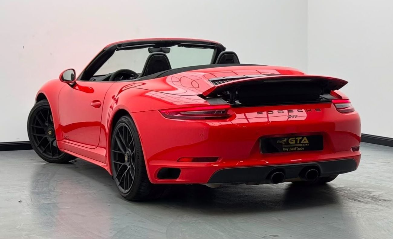 Porsche 911 2018 Porsche 911 Carrera GTS Convertible, Excellent Condition, GCC