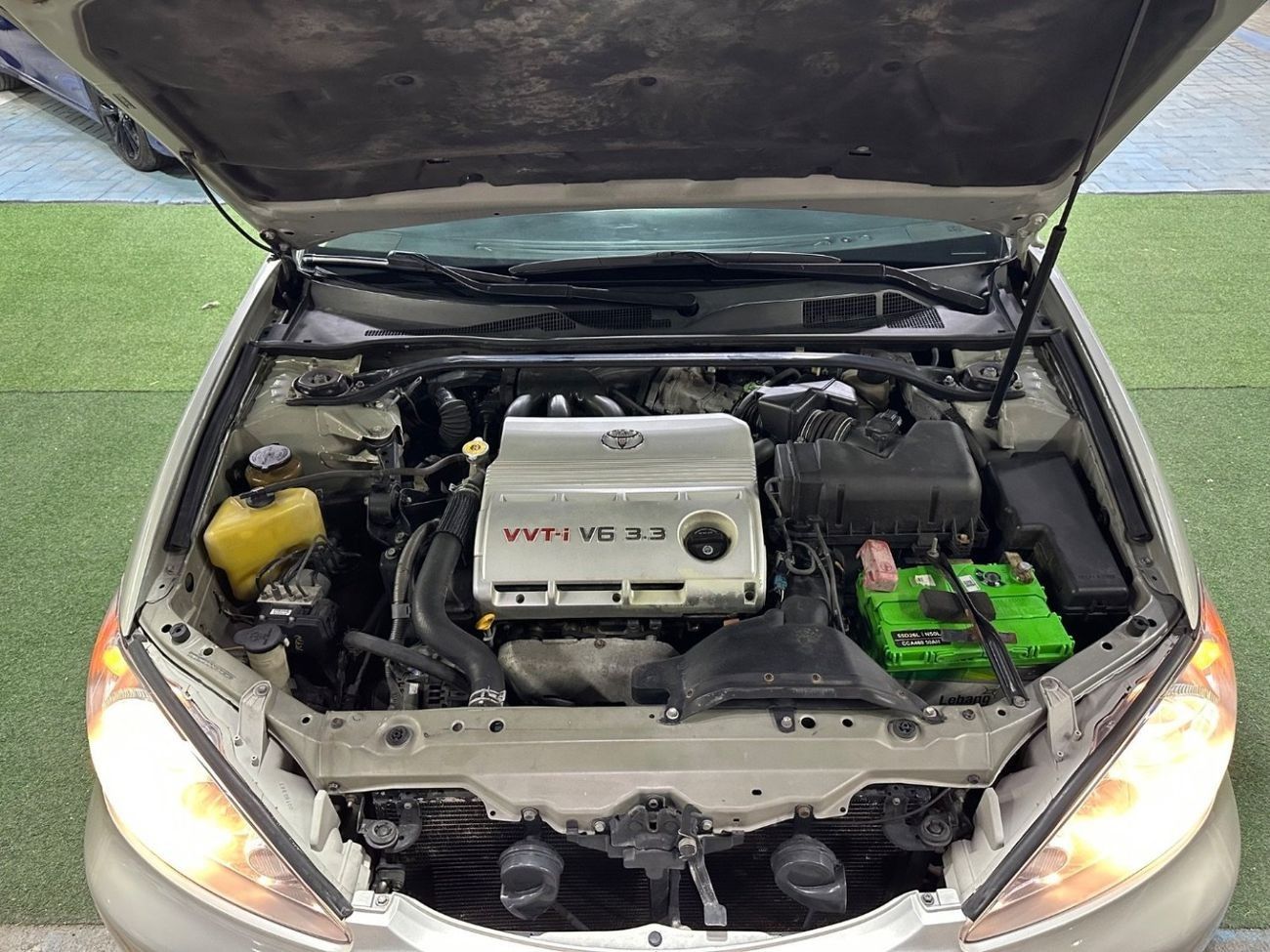 تويوتا كامري 2005 3.3L 225hp  3.3L DOHC MPFI VVTi 24-клапанный