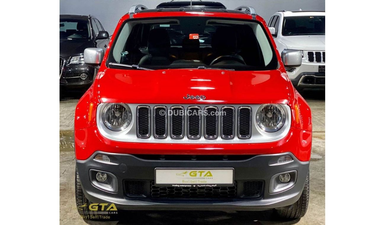 Jeep Renegade 2015 Jeep Renegade Limited, Warranty, Full Jeep History, GCC