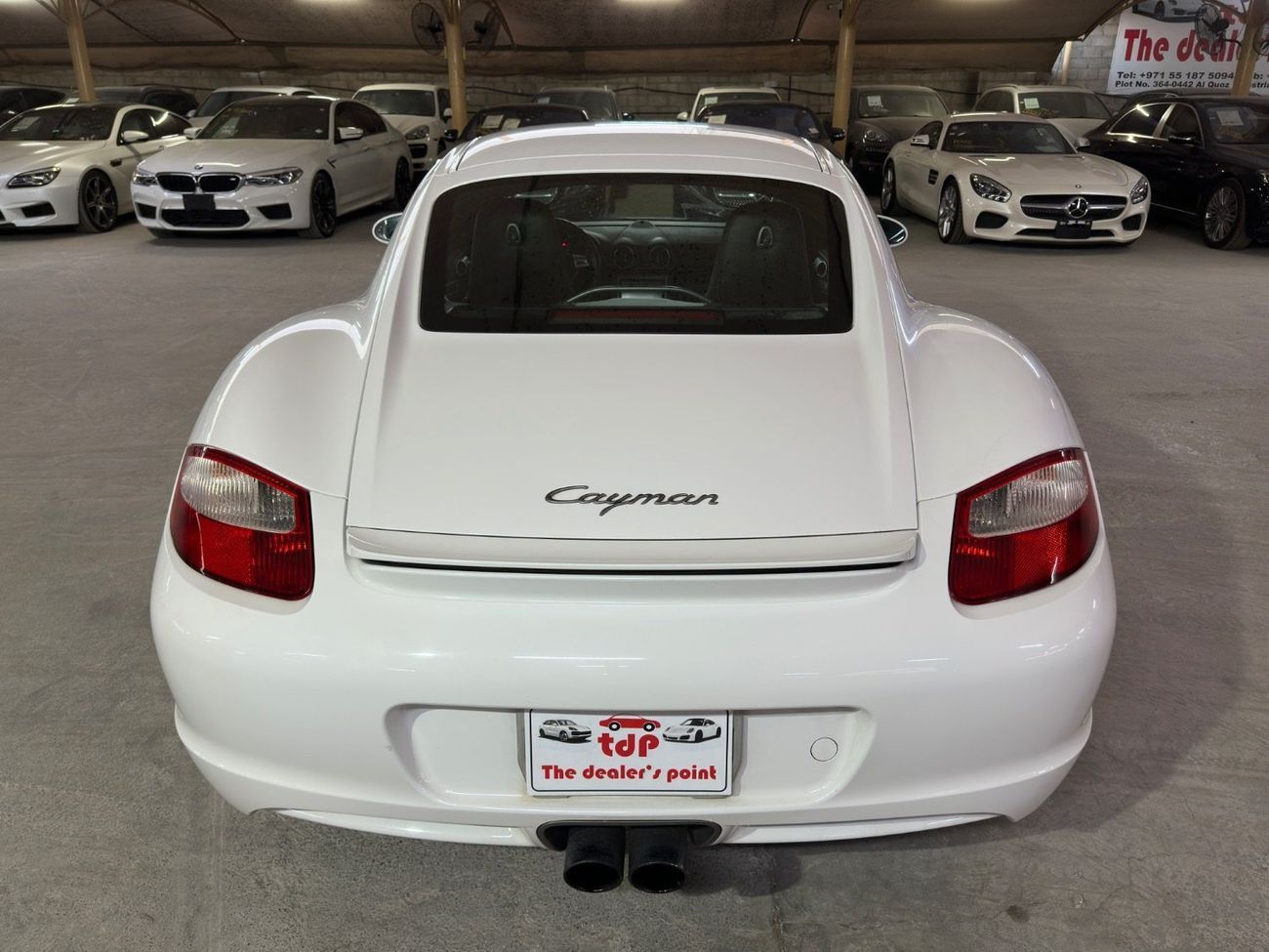 بورش كايمان PORSCHE CAYMAN 2008 2.7L | MANUAL TRANSMISSION | SPORTS STEERING WHEEL | HALF LEATHER SEATS