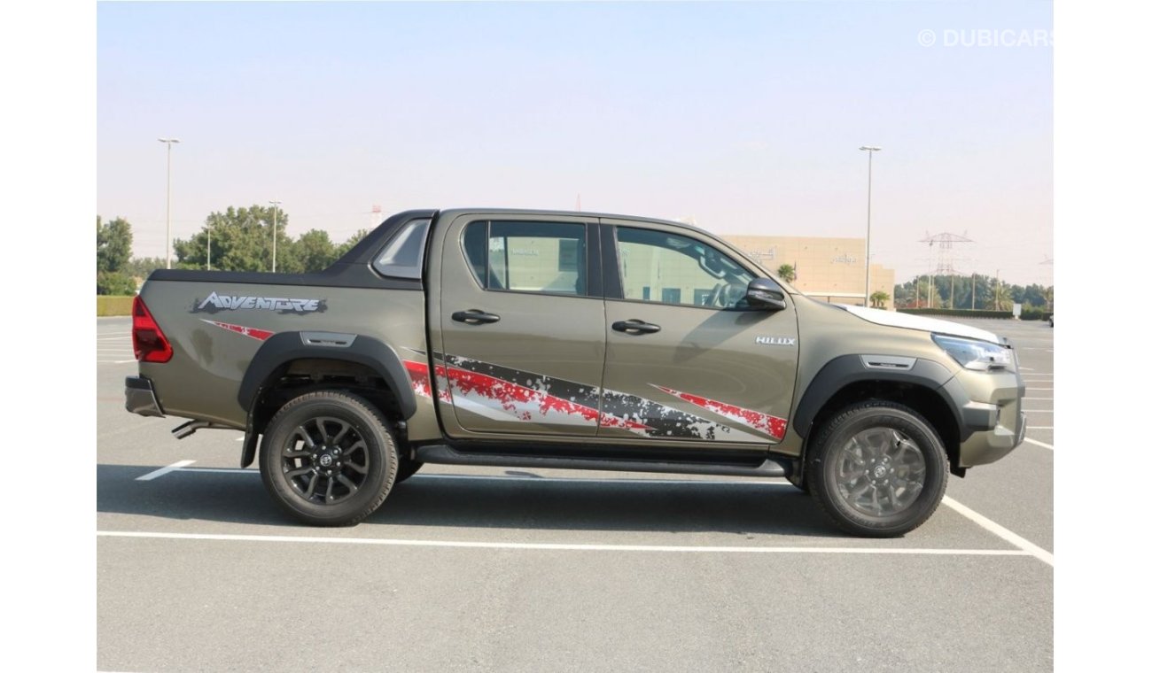 تويوتا هيلوكس 2022 | HILUX ADVENTURE 4X4 2.8L SR5 A/T DIESEL - 360 CAMERA WITH GCC SPECS - EXPORT ONLY