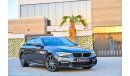 BMW 530i Masterclass | 2,918 P.M | 0% Downpayment | Full Option |  Agency Warranty